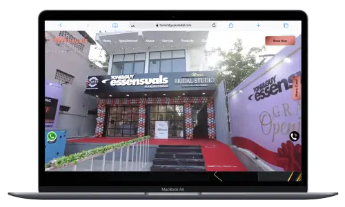 Salon website design for Toni & Guy